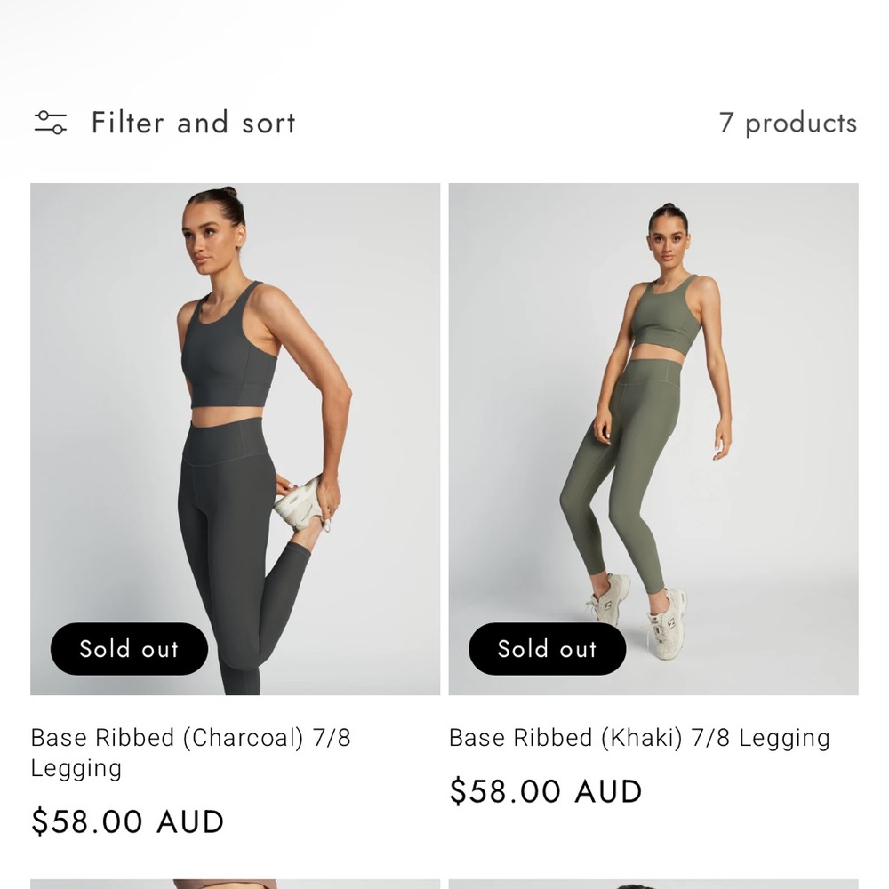 Wilo ~ NWT YOGA Navy Halter & Legging Set sold out! - Picture 2 of 2